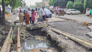 Citizens are suffering due to unplanned road works in Ulhasnagar Camp 5 area