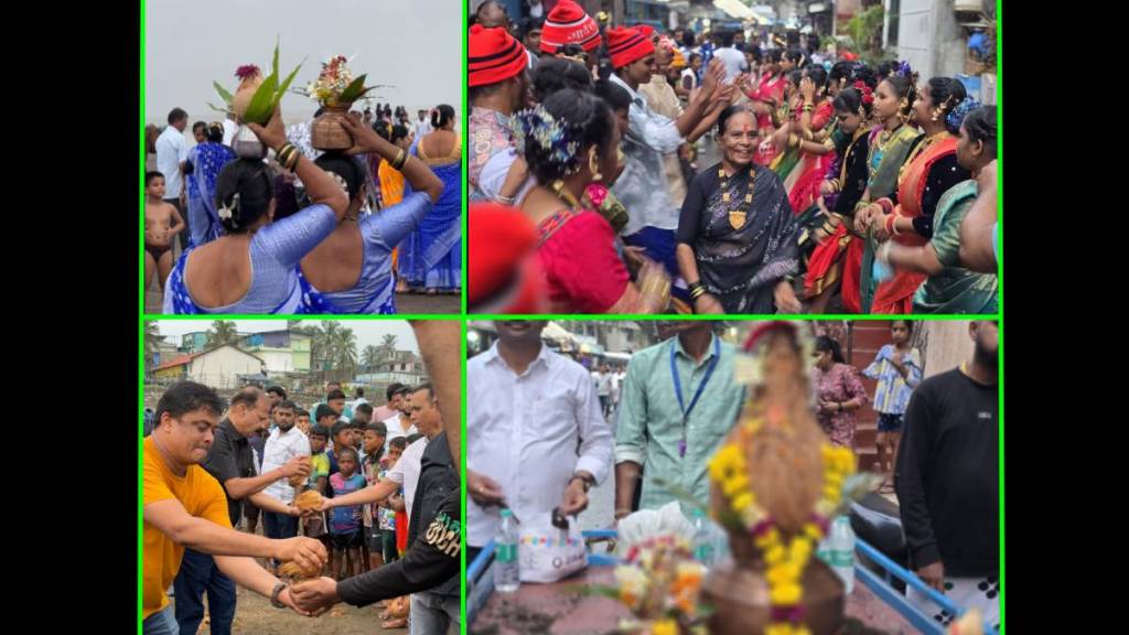 Celebrations of Narali Pournima festival in Vasai's Koliwada