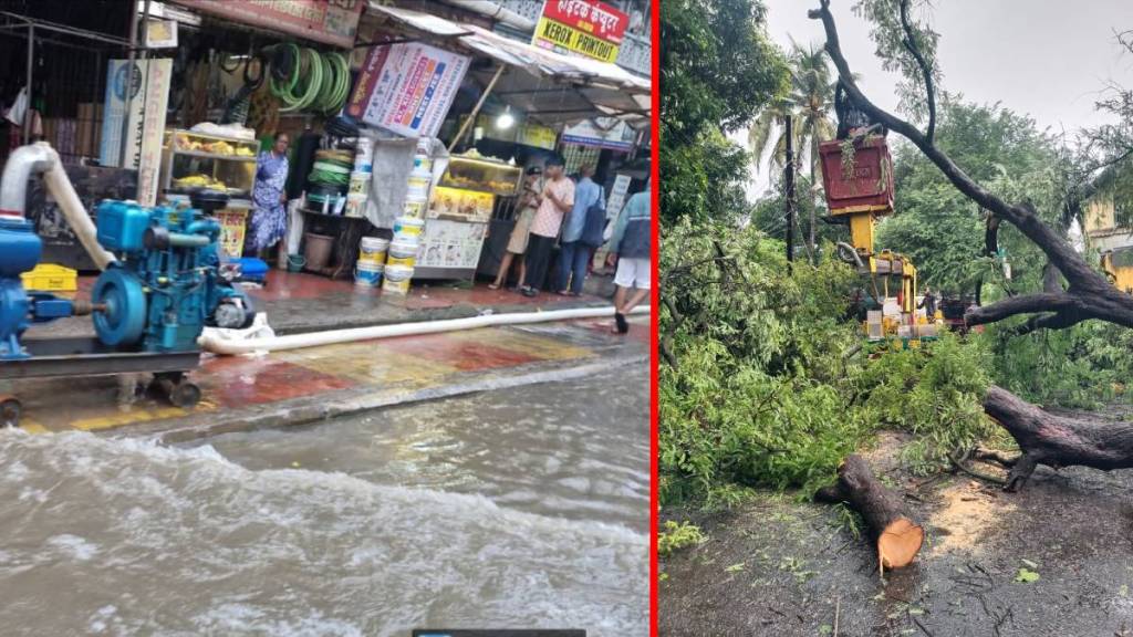 Rains lashed Vasai and Virar cities; Normal life disrupted due to rain