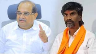 minister Radhakrishna Vikhe and manoj jarange