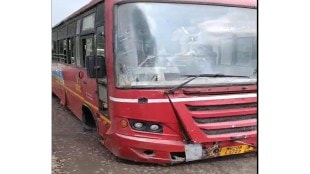 wheel detaches from running msrtc st bus in murbad