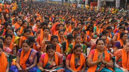 ganesh Atharvashirsha chanting by 35 thousand women