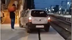 मेरठमधील रेल्वे प्लॅटफॉर्मवर कहर; नशेत कारचालकाचा धुमाकूळ
