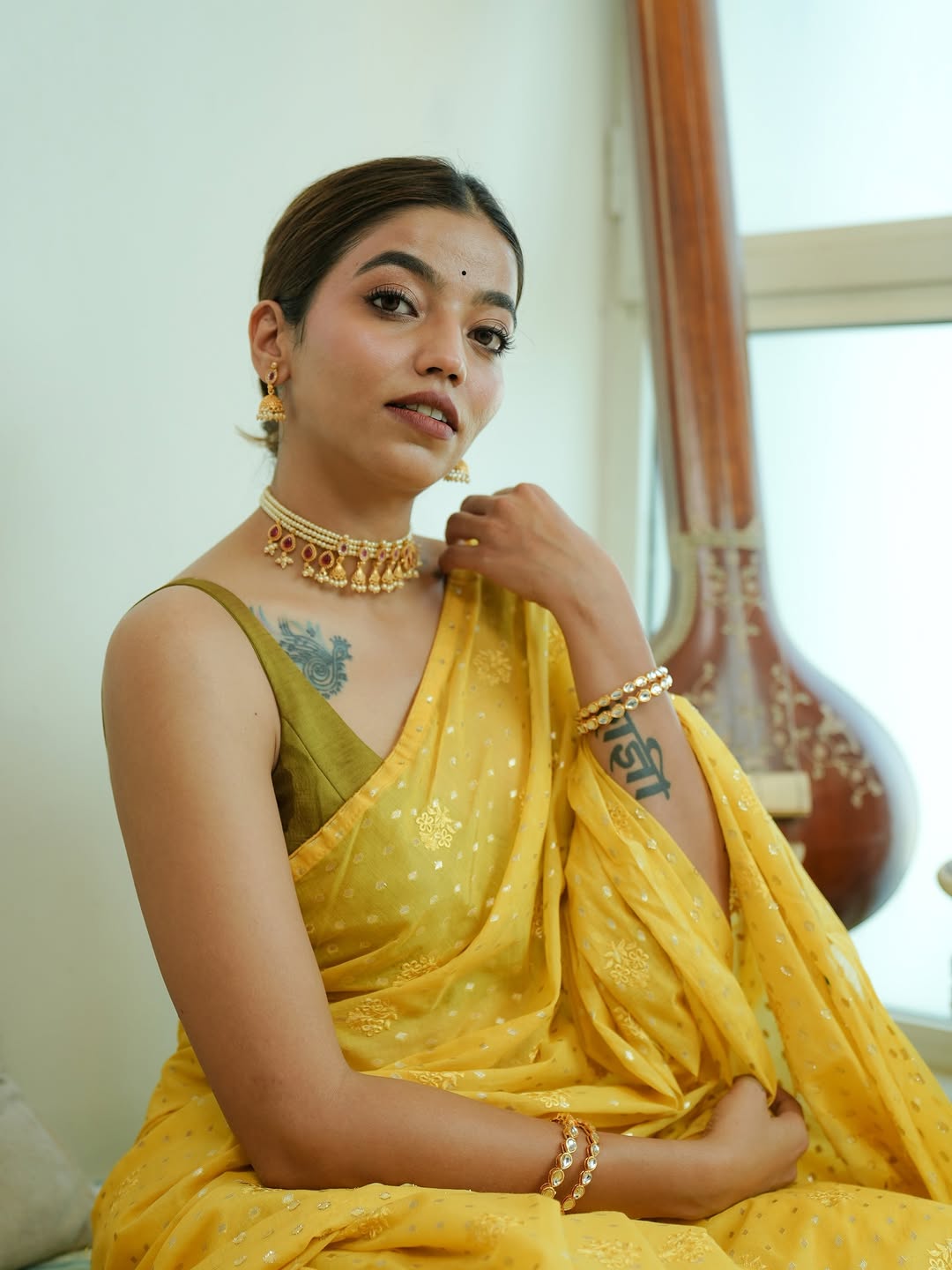 singer Juilee Jogalekar navratri day 4 look