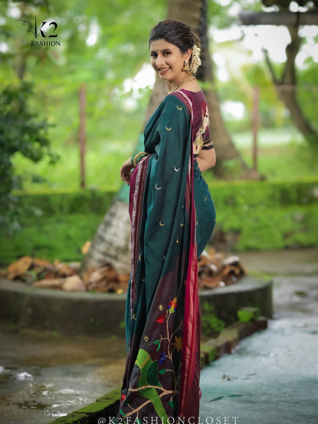 marathi actress Ankita Walawalkar gauri pujan