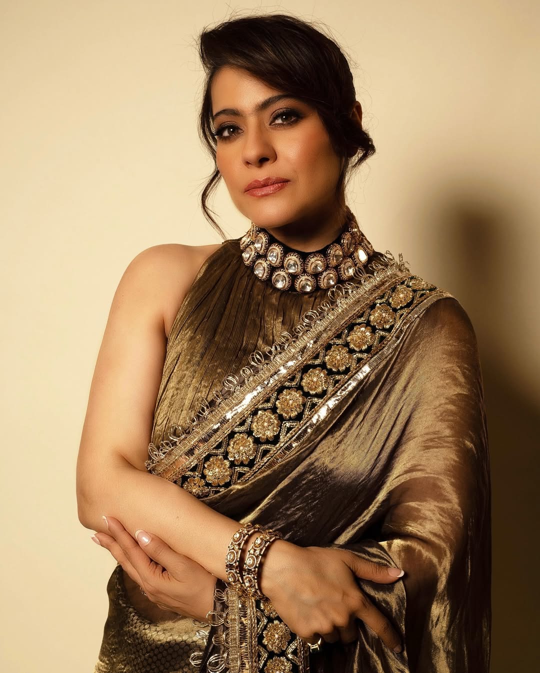 kajol devgan wearing manish malhotra desiner saree