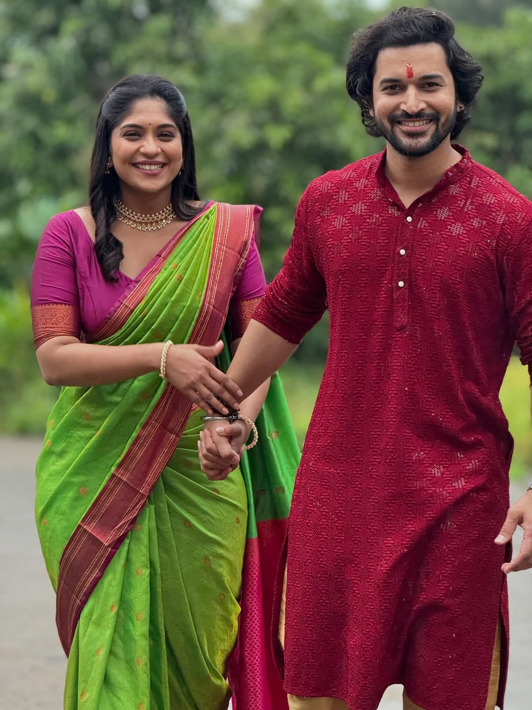 Halad Rusali Kunku Hasla, Samruddhi Kelkar, Abhishek Rahalkar