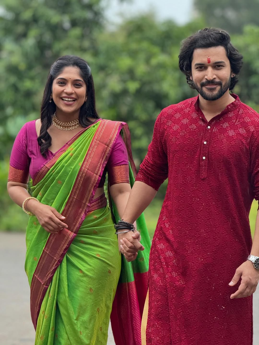 Halad Rusali Kunku Hasla, Samruddhi Kelkar, Abhishek Rahalkar