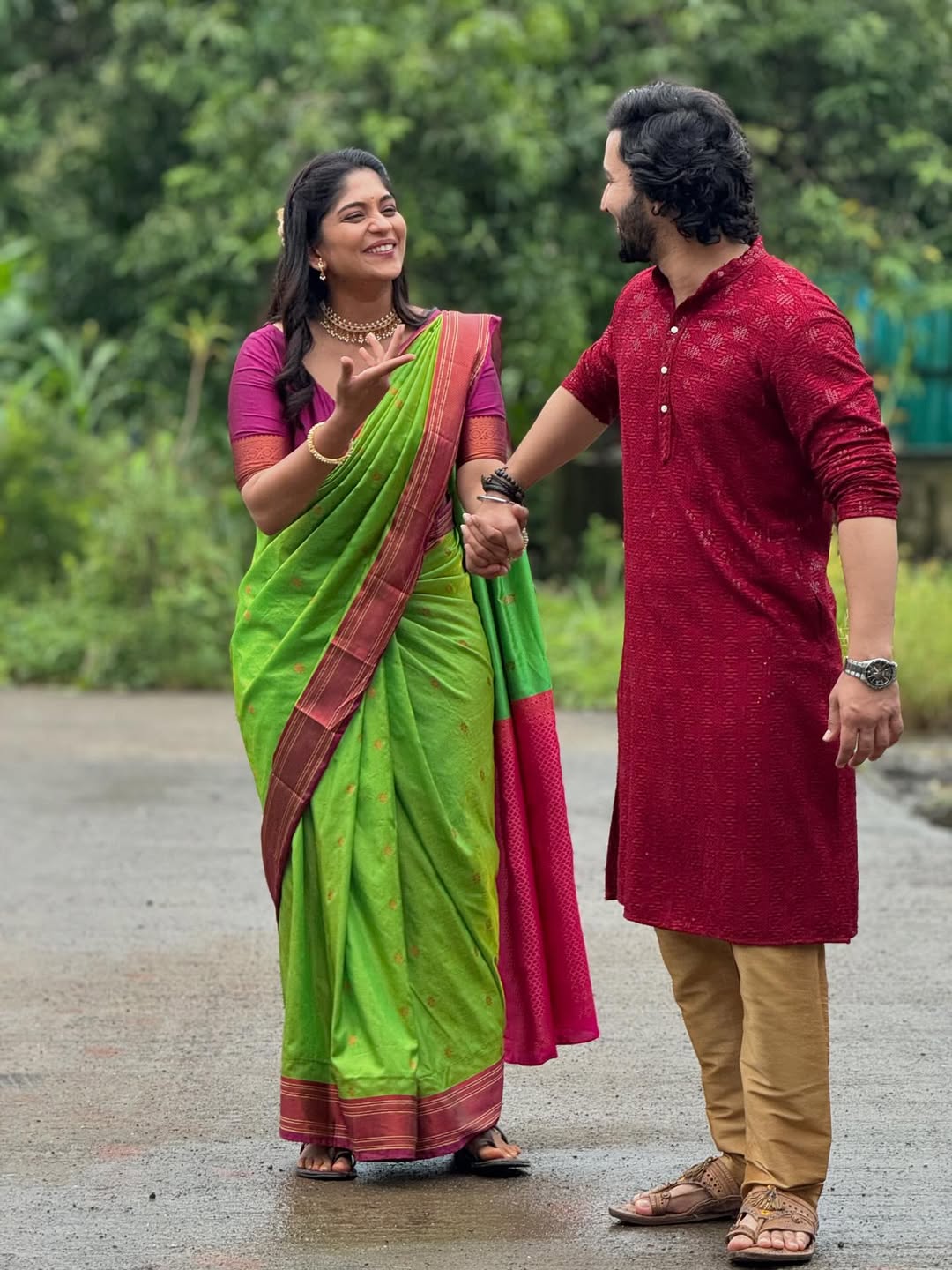 Halad Rusali Kunku Hasla, Samruddhi Kelkar, Abhishek Rahalkar