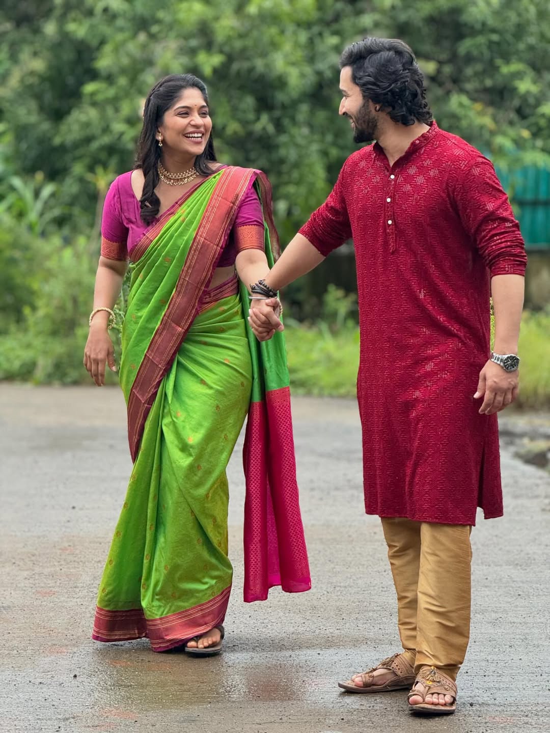 Halad Rusali Kunku Hasla, Samruddhi Kelkar, Abhishek Rahalkar