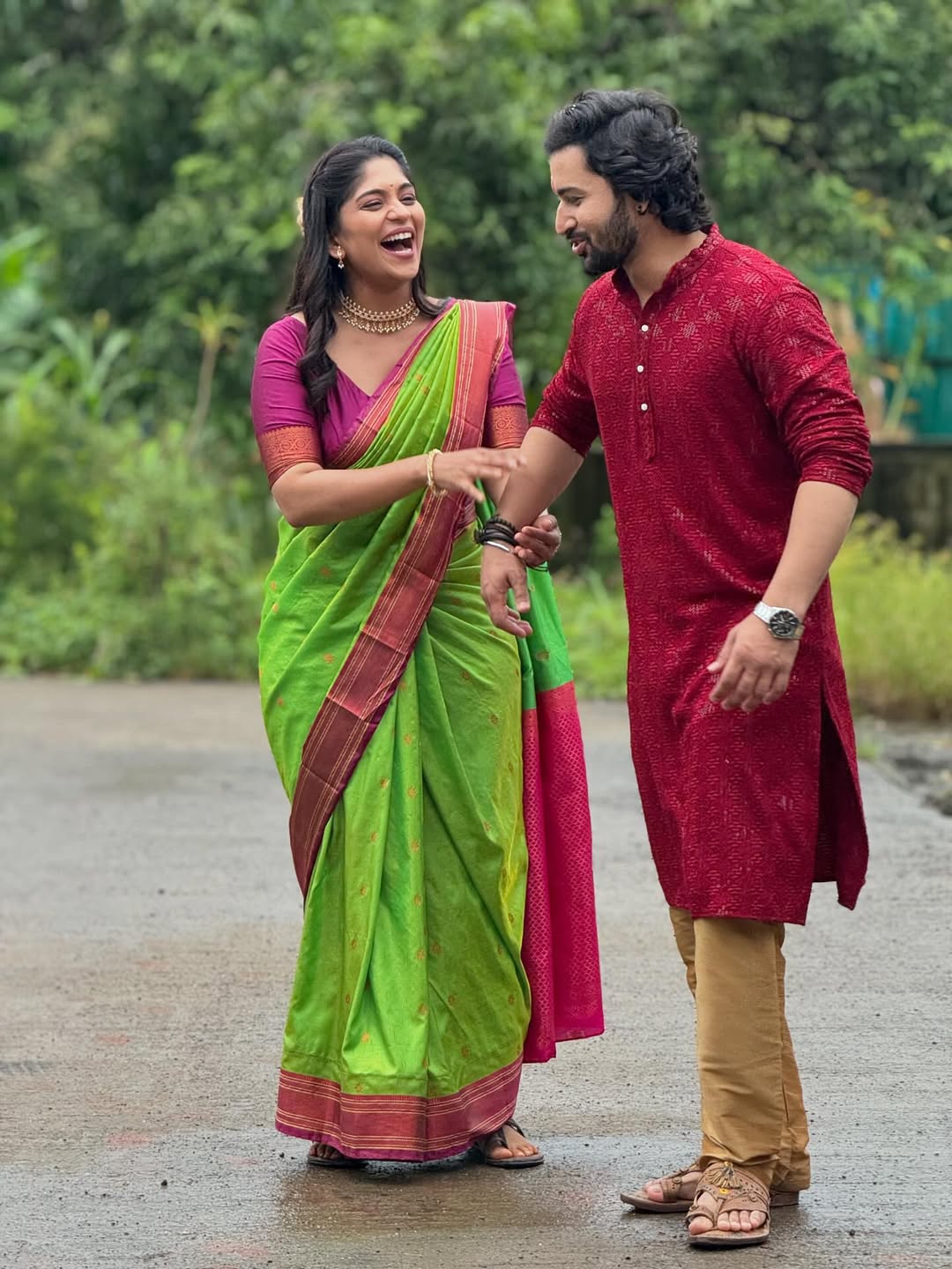 Halad Rusali Kunku Hasla, Samruddhi Kelkar, Abhishek Rahalkar