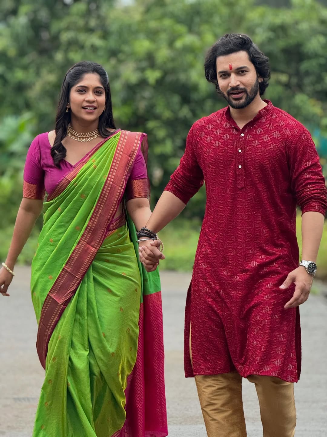 Halad Rusali Kunku Hasla, Samruddhi Kelkar, Abhishek Rahalkar