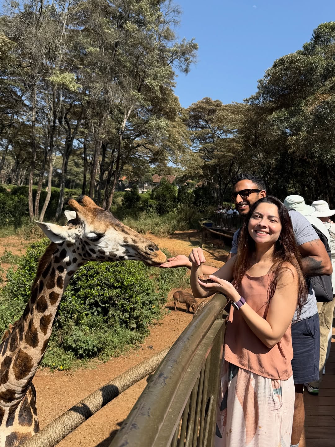  sonalee kulkarni travel nairobi giraffe centre