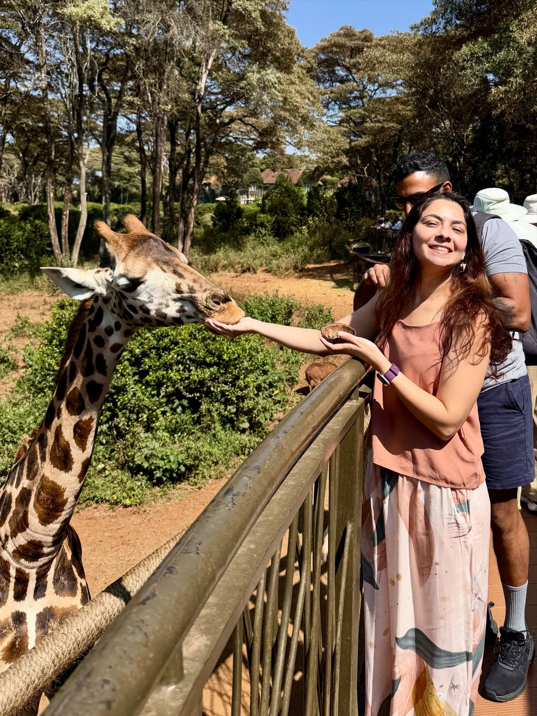  sonalee kulkarni travel nairobi giraffe centre