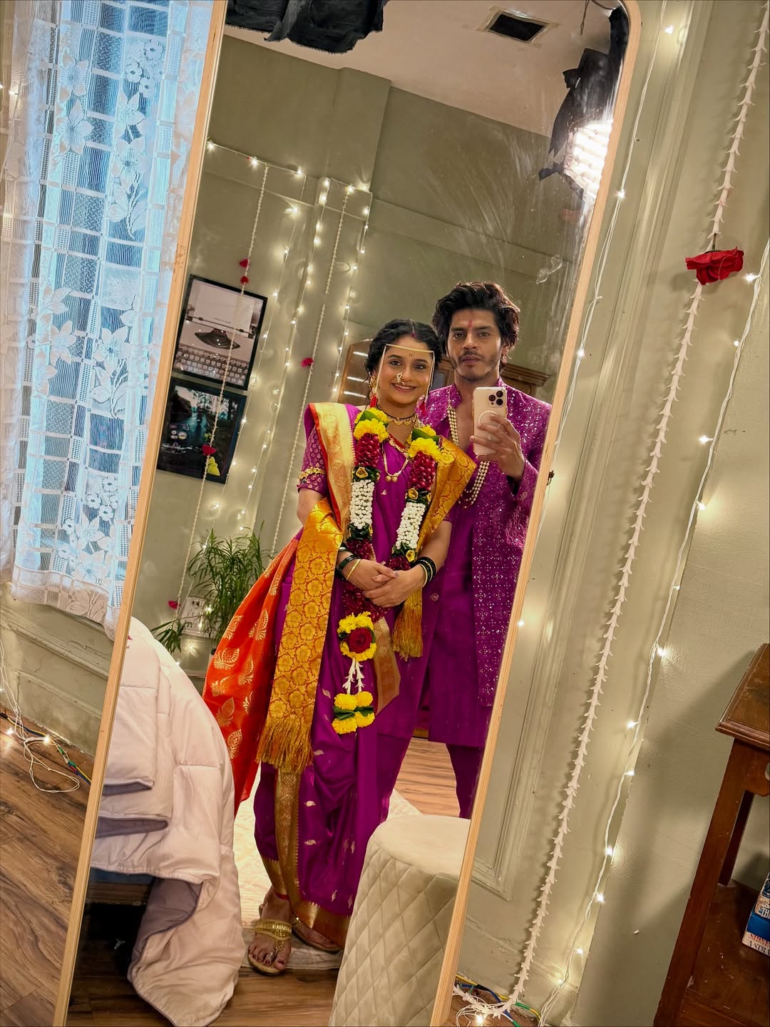 ishwari and arnav wedding photos on social