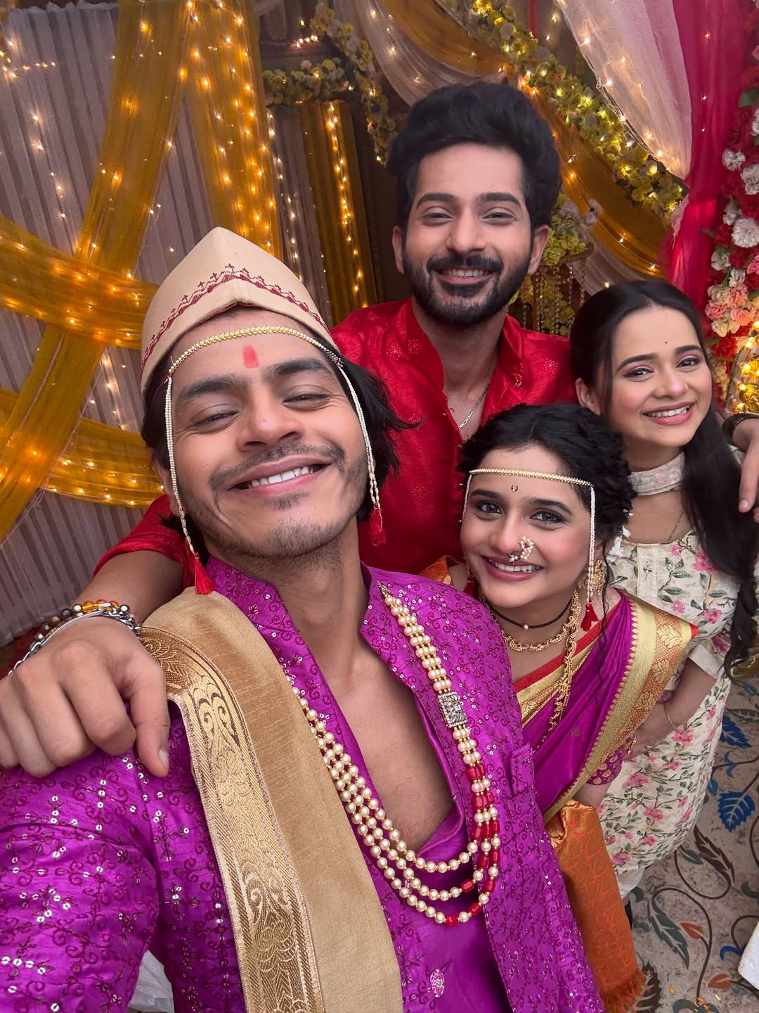 ishwari and arnav wedding photos on social