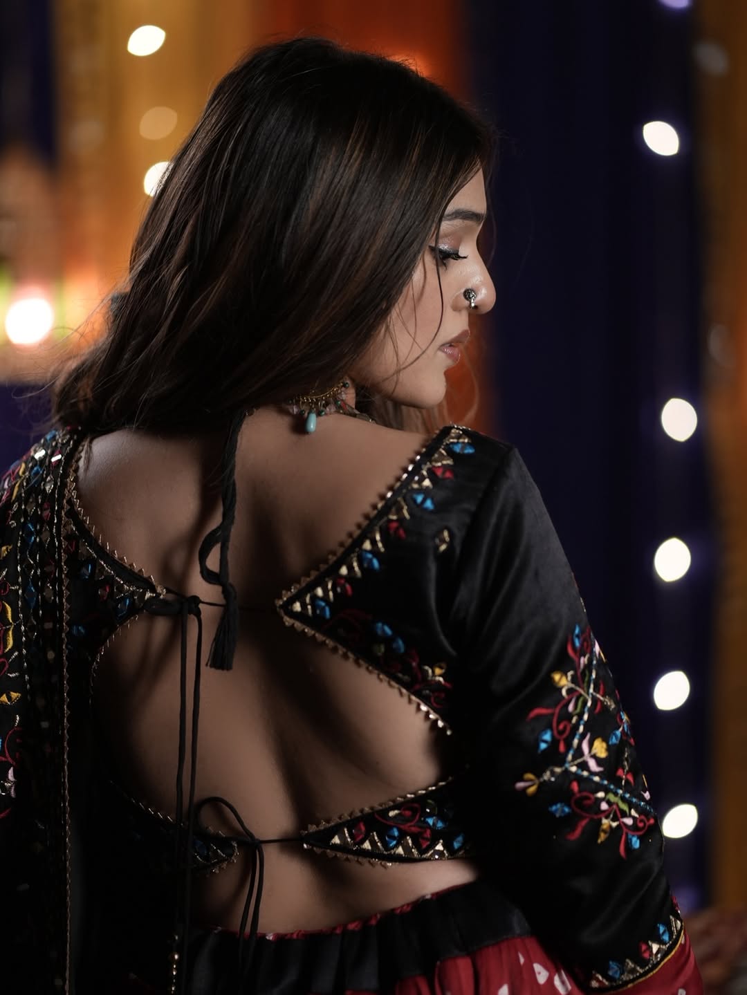 RJ Mahvash navratri photoshoot