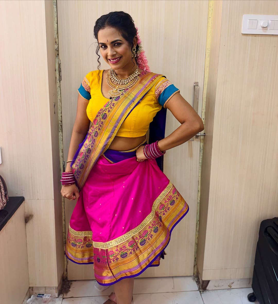 Marathi actress Amruta Dhongade