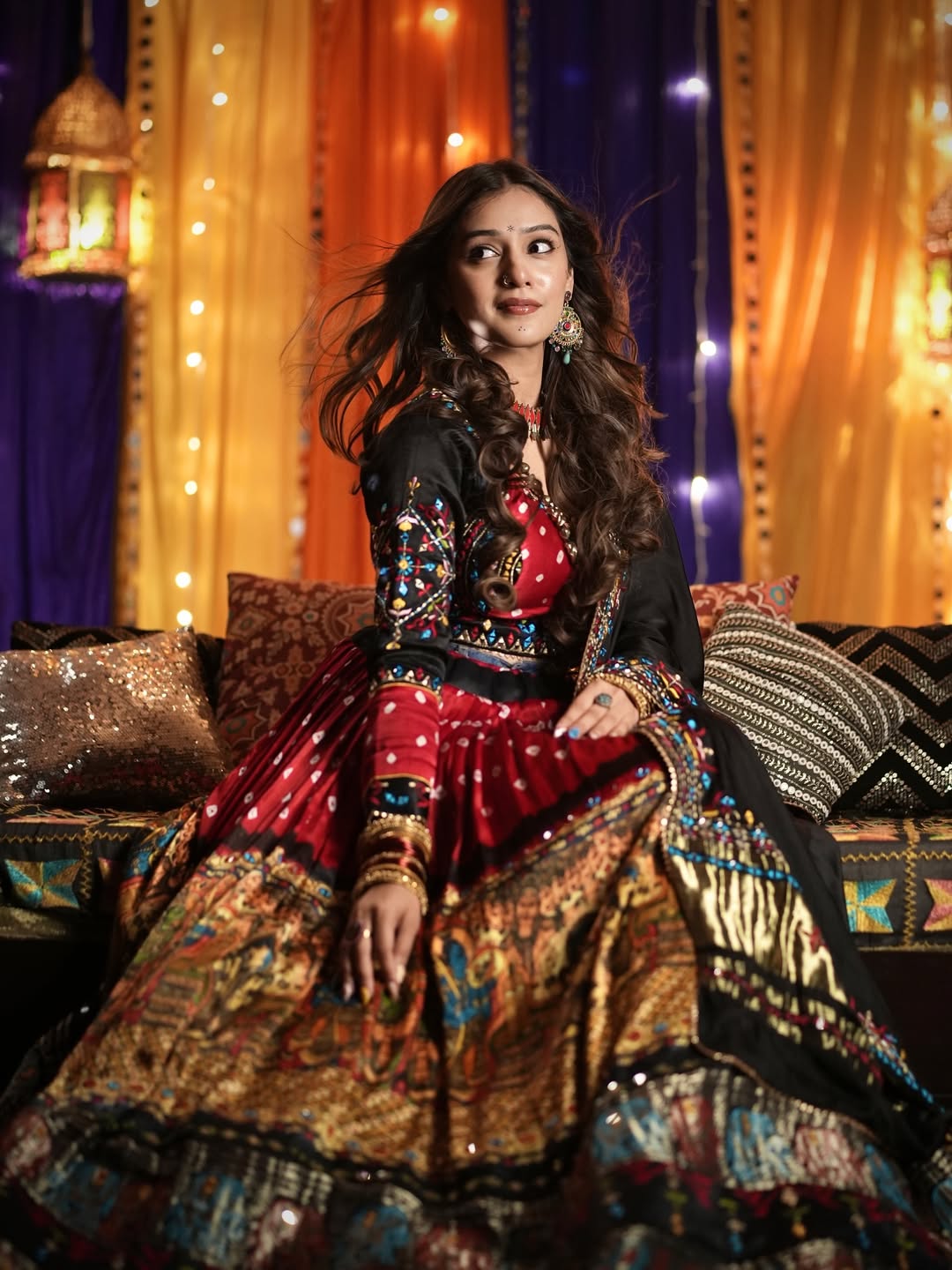 RJ Mahvash navratri photoshoot