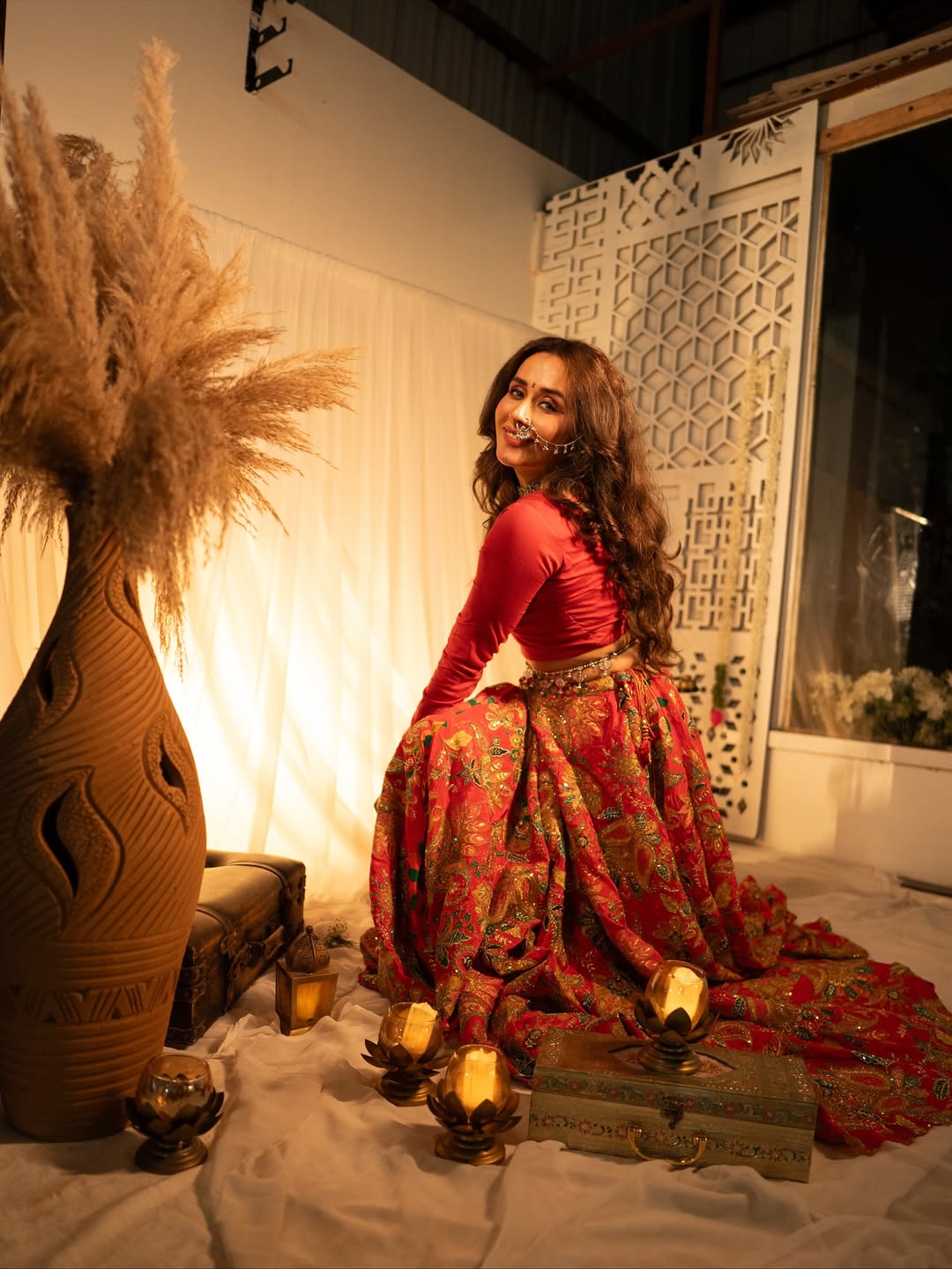Marathi actress tejaswini lonari navratri second day