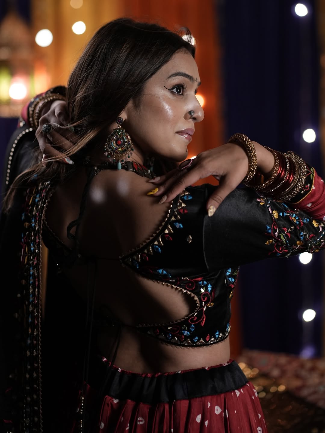 RJ Mahvash navratri photoshoot