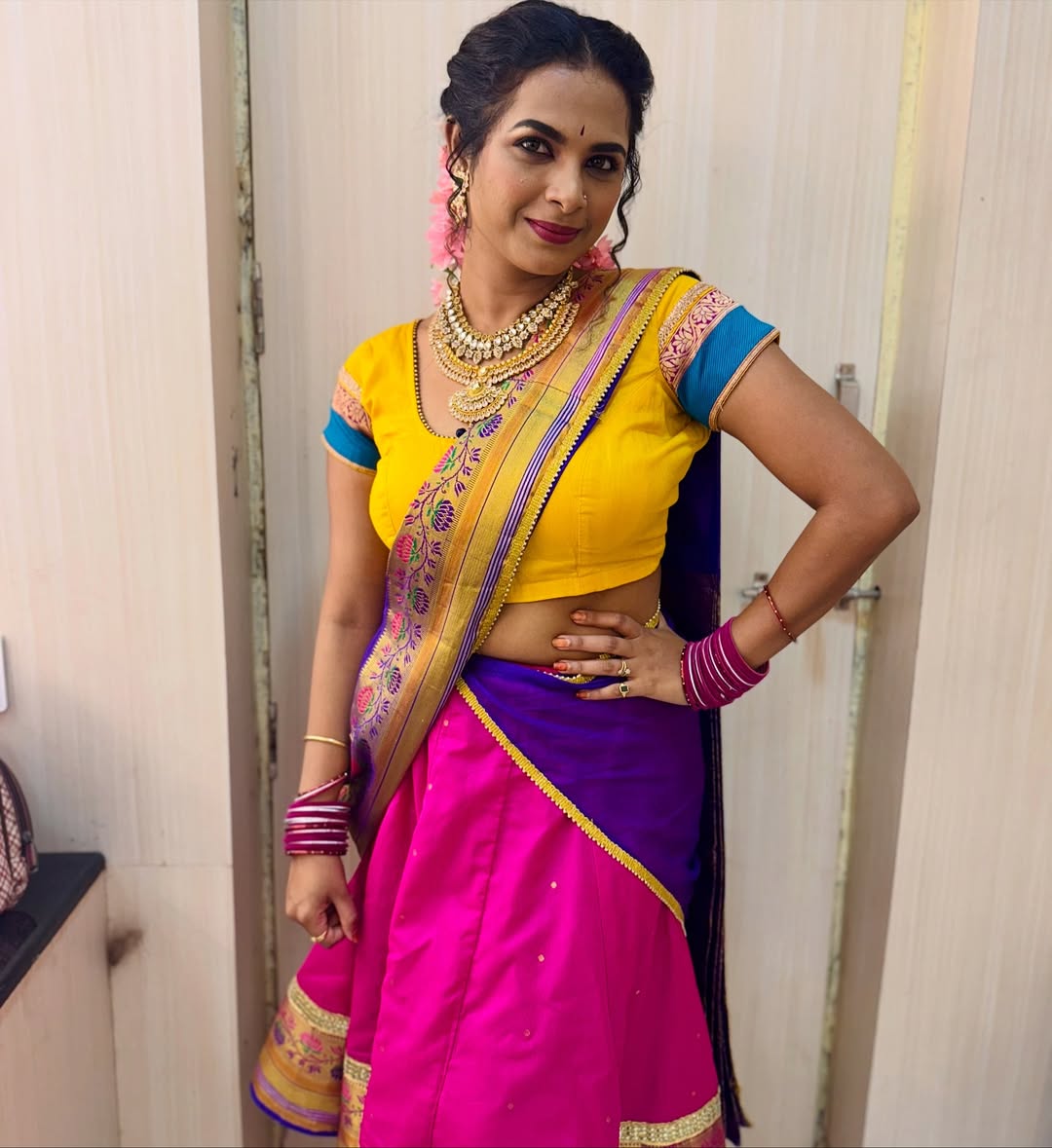 Marathi actress Amruta Dhongade