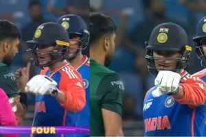 Abhishek Sharma Haris Rauf & Shubman Gill Fight in IND vs PAK Match Video Viral
