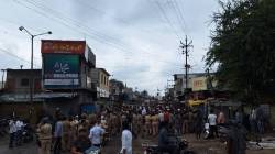 नगर शहरात दोन गटात तणाव, दगडफेक, रस्तारोको, लाठीमार