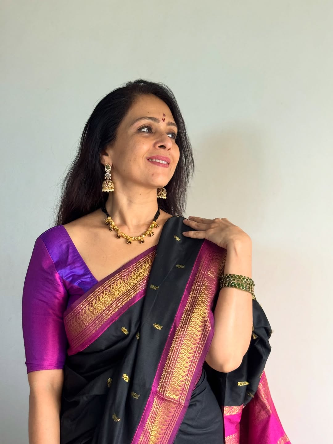 Aishwarya Narkar New Saree Look