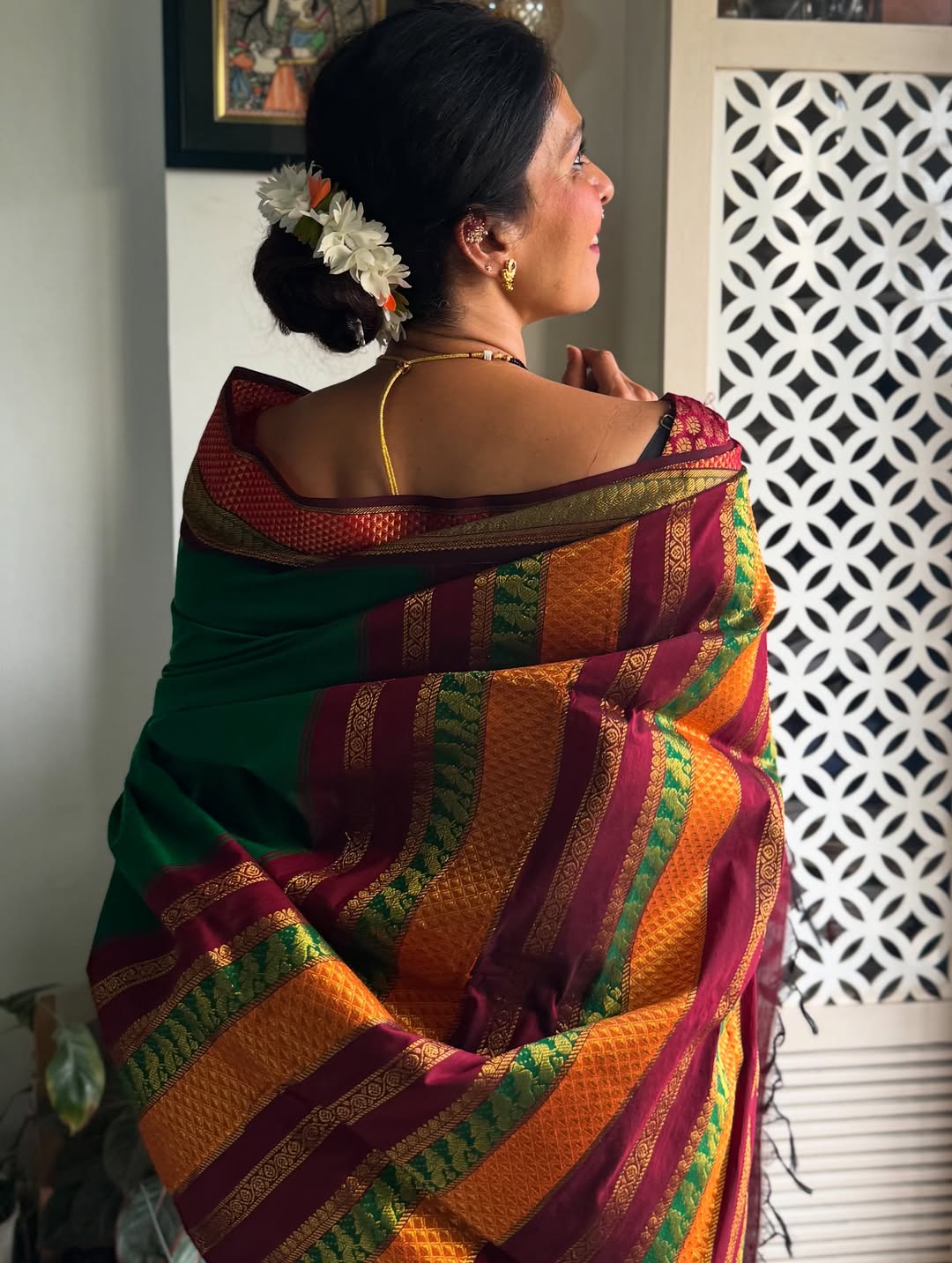Aishwarya Narkar Saree Look
