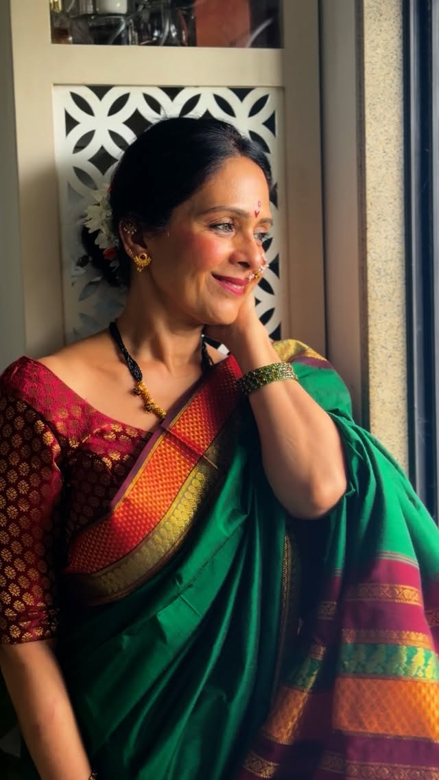 Aishwarya Narkar Saree Look