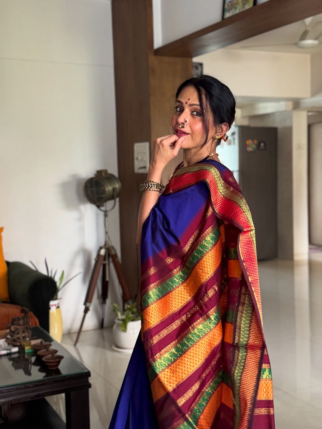 Aishwarya Narkar Saree Look