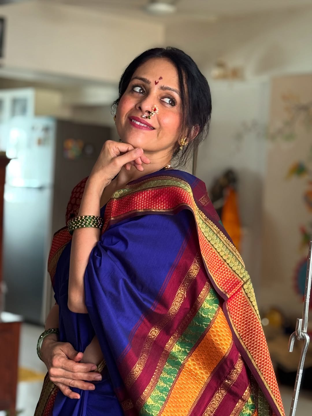 Aishwarya Narkar Saree Look