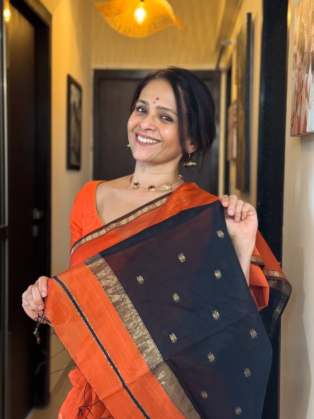 Aishwarya Narkar Saree Look