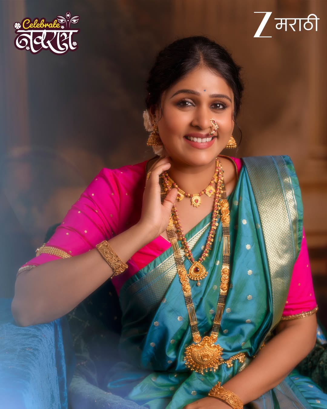 Akshaya Deodhar Navratri 2025 Look