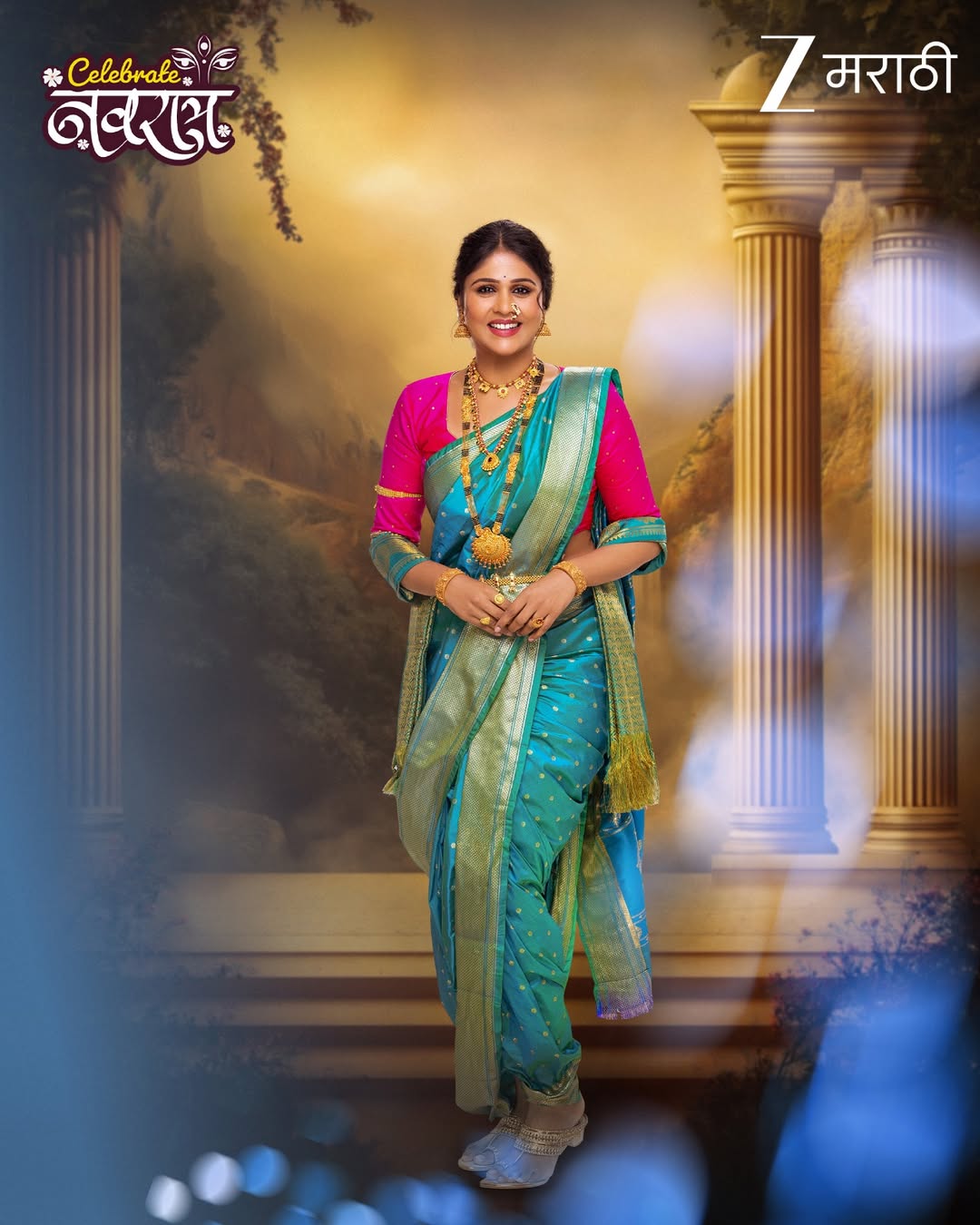 Akshaya Deodhar Navratri 2025 Look