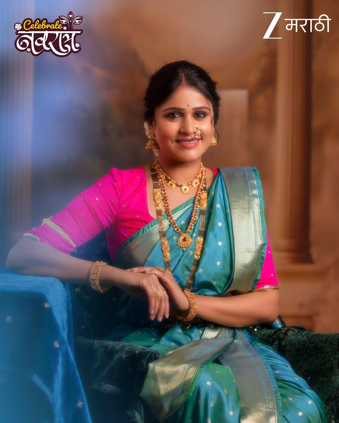 Akshaya Deodhar Navratri 2025 Look
