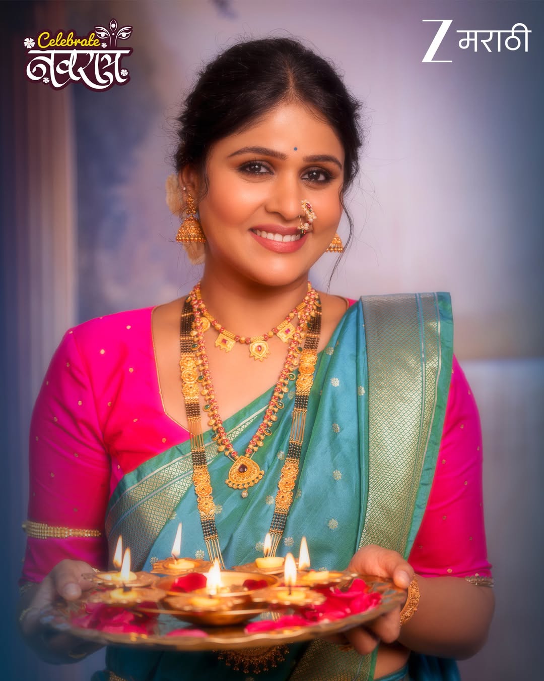 Akshaya Deodhar Navratri 2025 Look