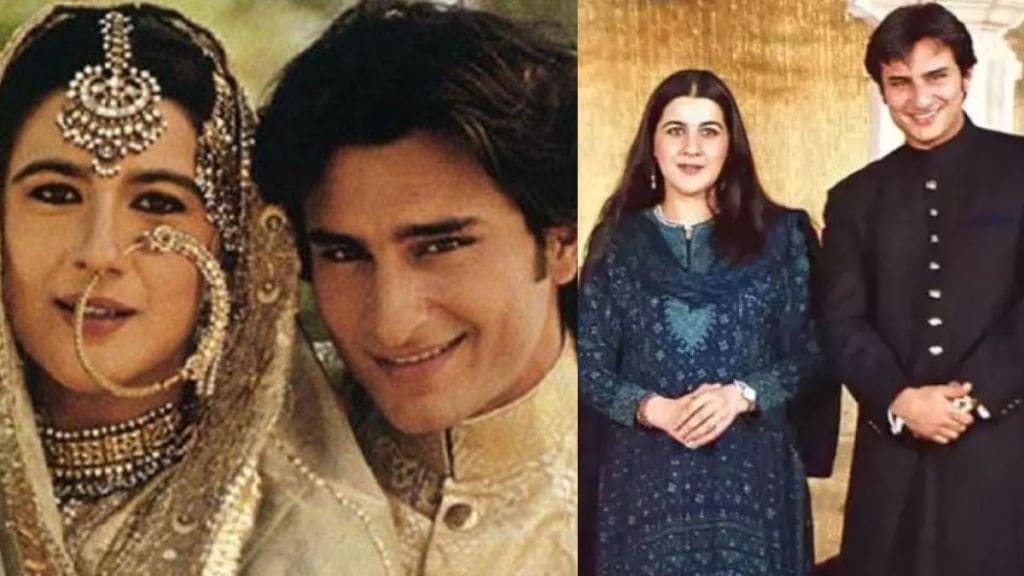 Amrita Singh and Saif Ali Khan