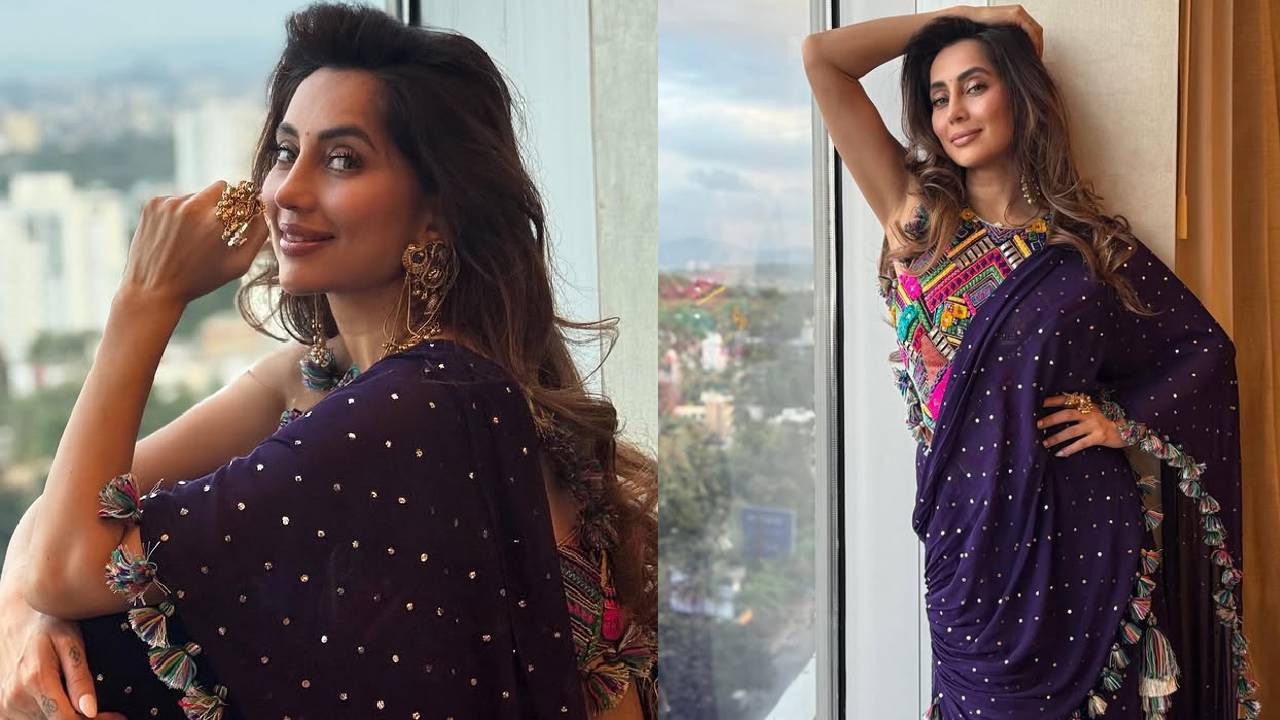 Anusha Dandekar Navratri look