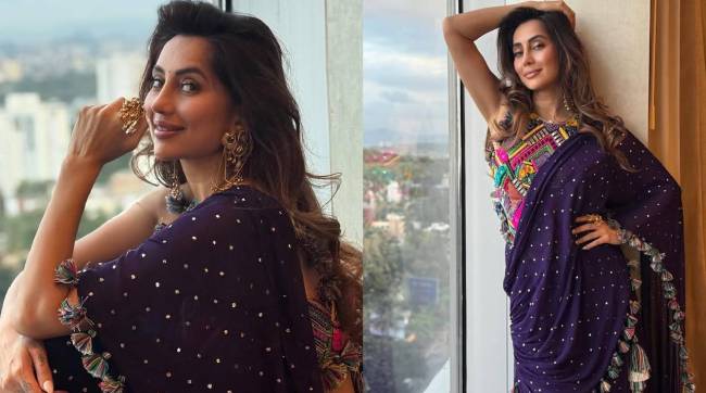 Anusha Dandekar Navratri look