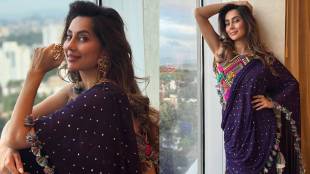 Anusha Dandekar Navratri look
