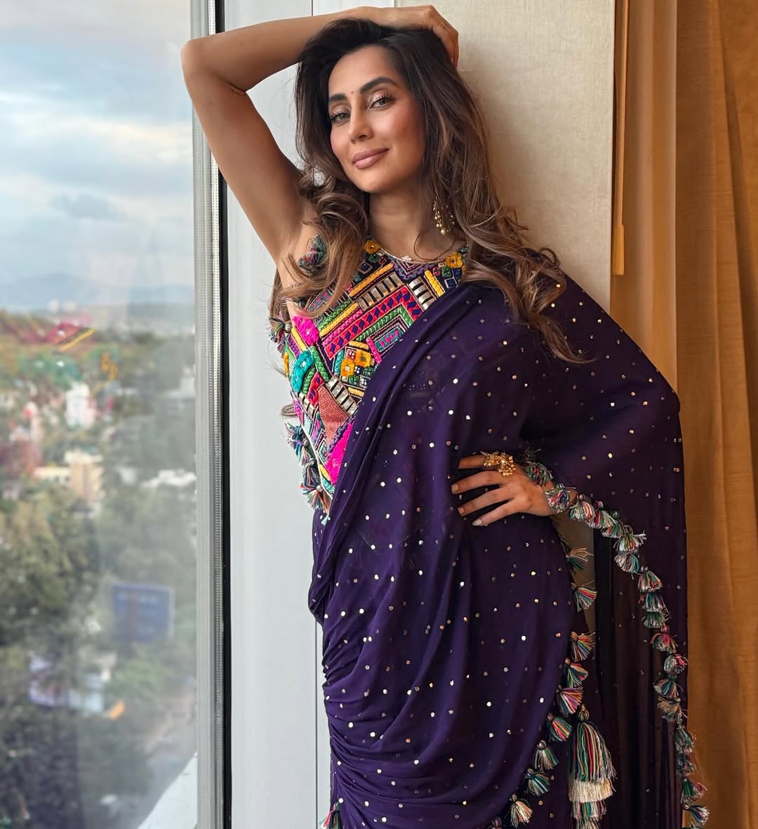 Anusha Dandekar Navratri look