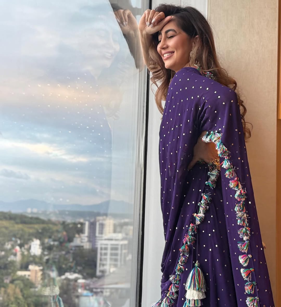 Anusha Dandekar Navratri look