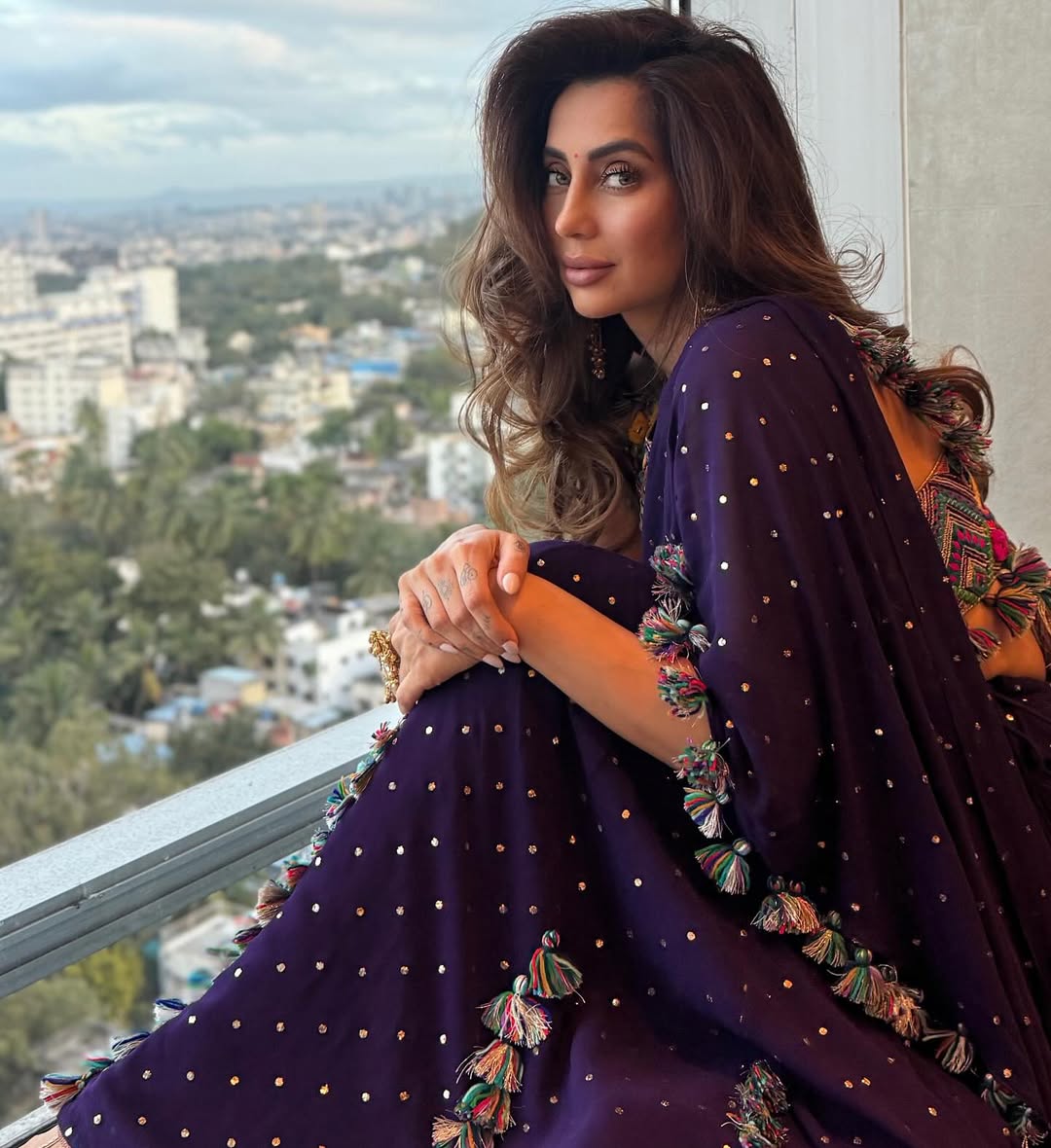 Anusha Dandekar Navratri look