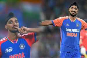 Arshdeep became the first Indian bowler to take 100 wickets in T20Is.