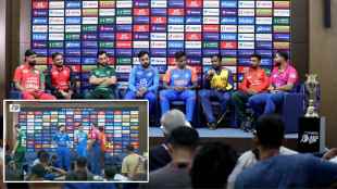 India and Pakistan captains Avoid Shaking Hands After Press Conference