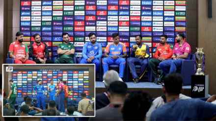 India and Pakistan captains Avoid Shaking Hands After Press Conference