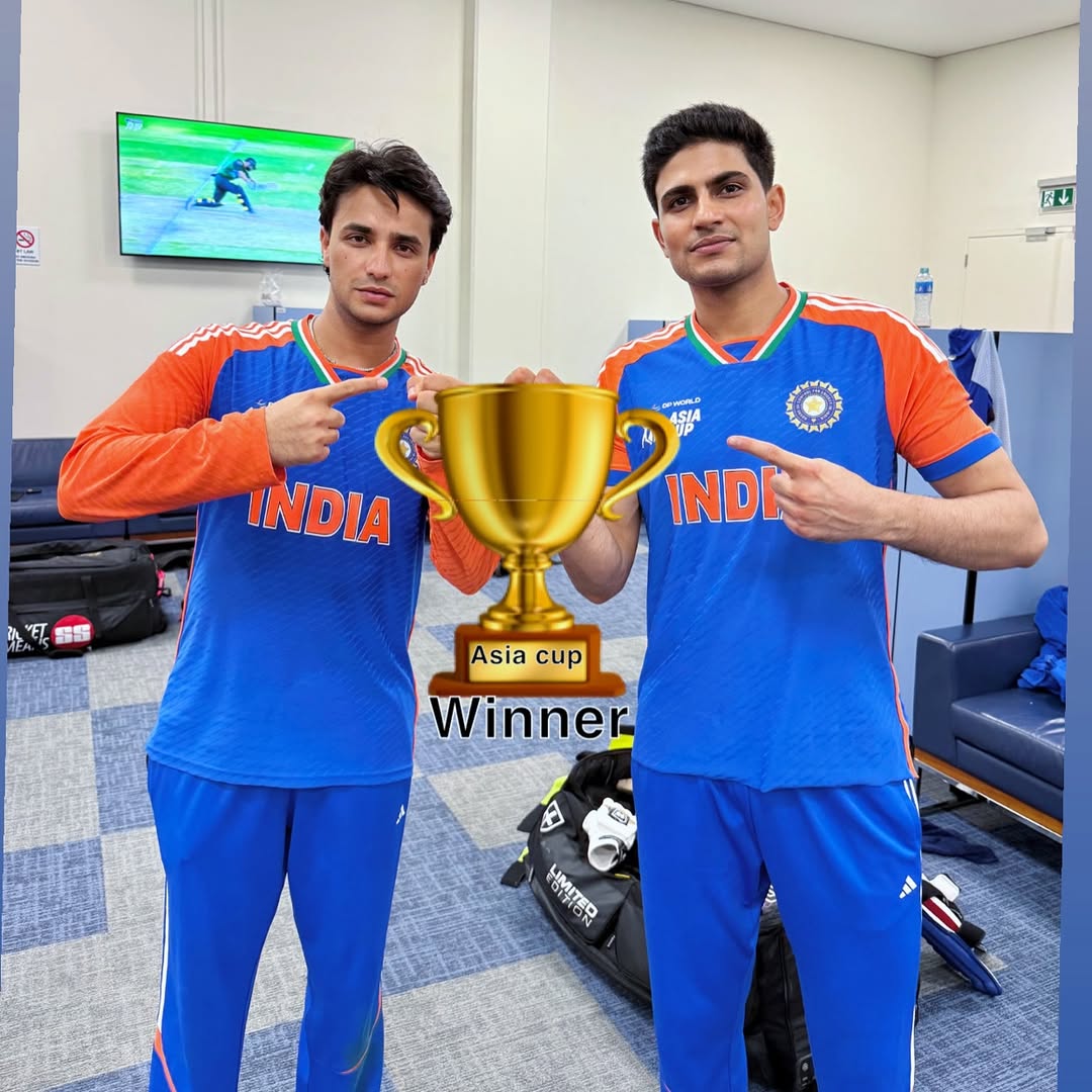 Asia Cup Indian Cricketers AI Generated Trophy