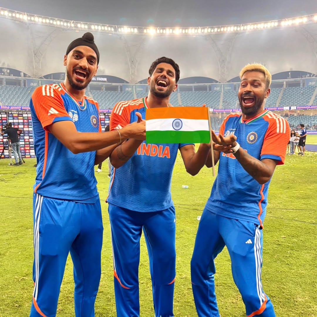 Asia Cup Indian Cricketers AI Generated Trophy